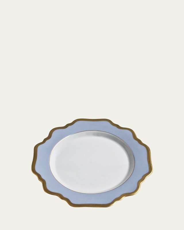 Anna's Palette Sky Blue Salad Plate